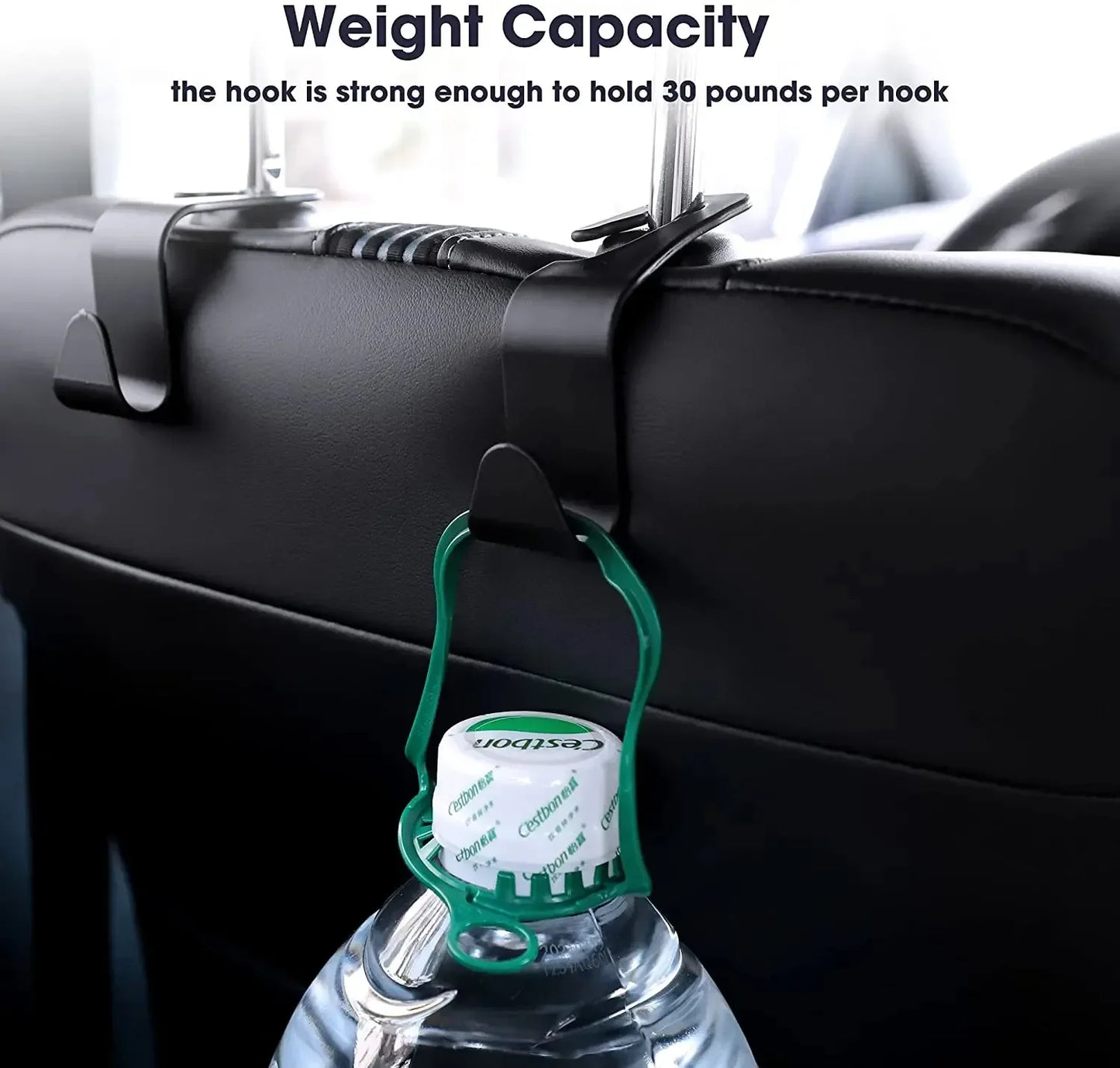 4PCS Universal Car Seat Headrest Hook For Auto Back Seat Storage Organizer Hanger Storage Holder For Handbag Purse Bags Coats