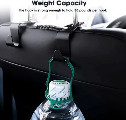 4PCS Universal Car Seat Headrest Hook For Auto Back Seat Storage Organizer Hanger Storage Holder For Handbag Purse Bags Coats