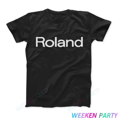 2025 T-shirts Are Selling Well in Summer Piano, Electric Drum, Electric Guitar, American Round-neck Neutral Cotton T-shirt