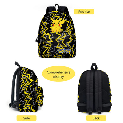 Pokemon Pikachu School Bags Backpacks Anime Kids Bags Kawaii Big Capacity Travel Bag Teenagers Schoolbag Girls Boys Rucksacks