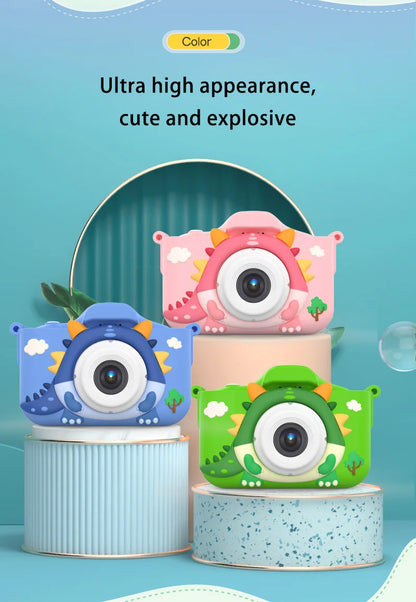 Xiaomi Children's Digital Camera Mini Camera Video Camera Small SLR Action Camera Cartoon Toy HD Dual Camera Photo Birthday Gift