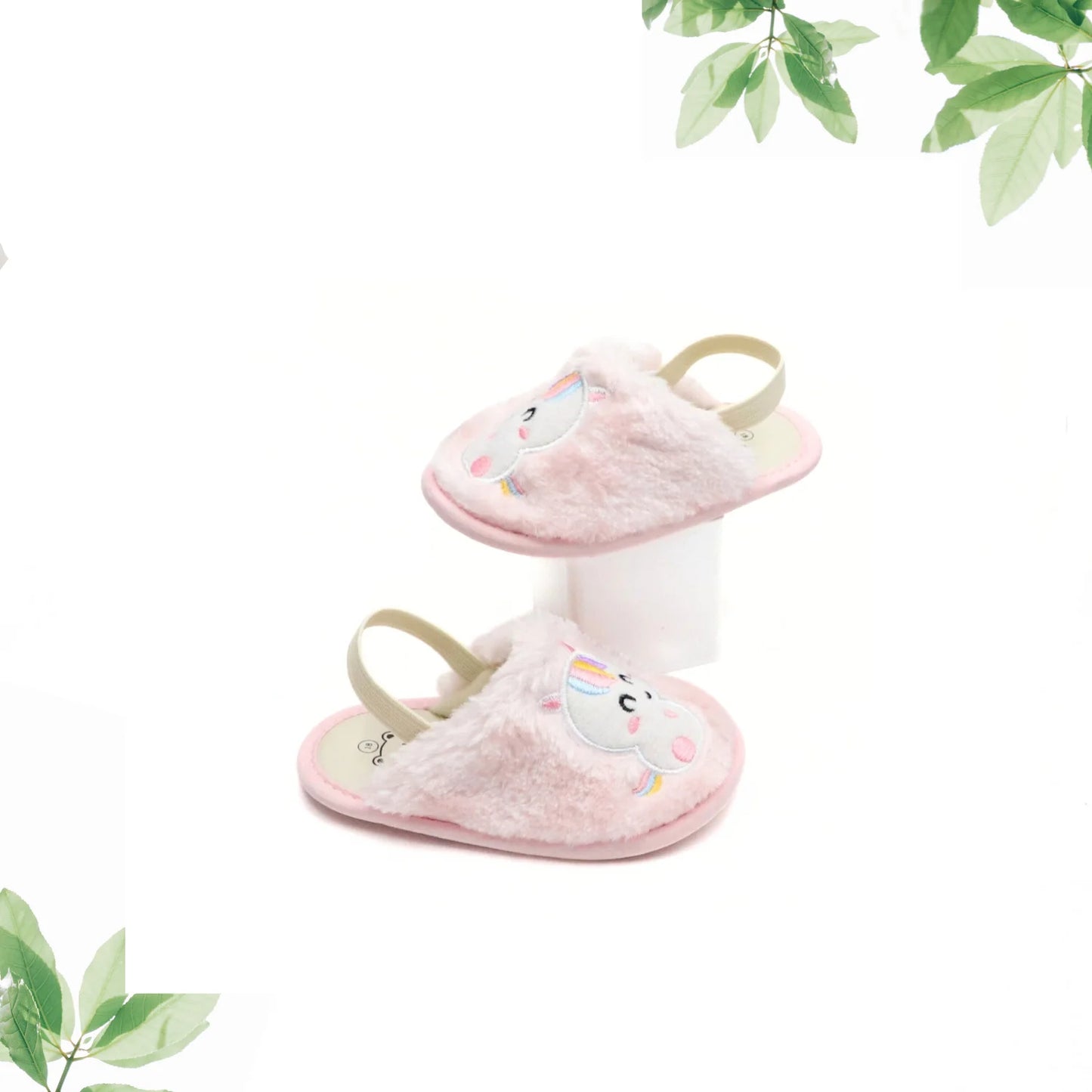Baby slippers for babies learn to walk, non-slip and anti-fall, suitable for 0-6-12-18 months, soft and breathable soles, suitab