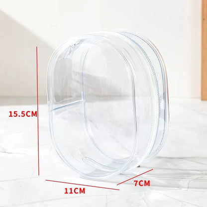 Labubu Protect Case 15cm Labubu Sitting Party Cotton Doll Shoulder Pain Bag PVC Storage Bag Labubu Walk Bag Dustproof