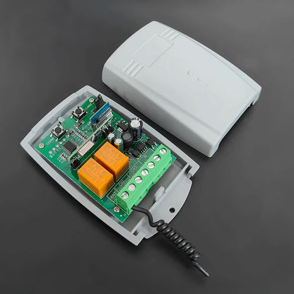 WiFi RF Smart Garage Sliding Door Opener Wireless Remote Control Switch AC DC 12V 24V Receiver Working with Rolling Code Tuya