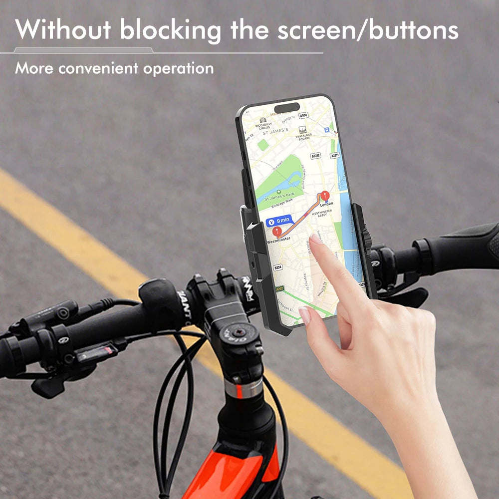 2025 New Universal Cell Phone Clamp for Stroller Phone Holder Shopping Cart Phone Holder Golf Cart Phone Holder Bike Phone Mount