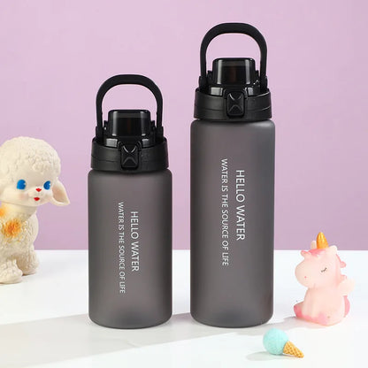 Sports Water Bottle Fitness Water Bottle Portable Outdoor Water Cup Reusable Water Bottle With Flip Top Lid Travel Water Bottle