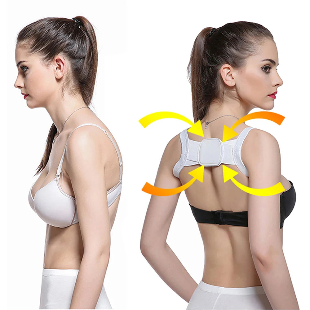 Back Posture Corrector Belt Adjustable Shoulde Neck Spine Reshape Body for Column Postures Correction for Women Men Straightener
