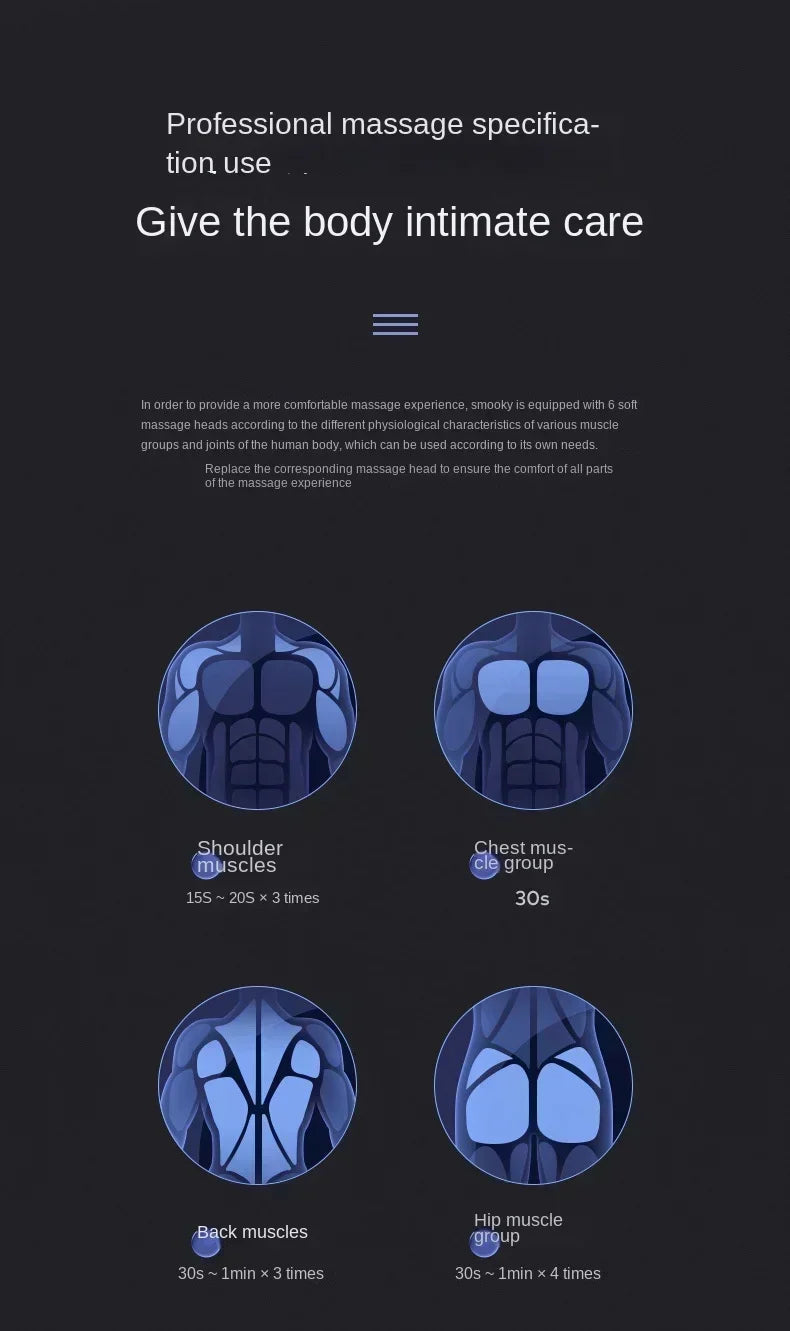 2025 Portable Fascia Gun Deep Tissue Massage Mini Lightweight and Adjustable Speed Massage Equipment Suitable for the Whole Body