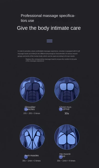 2025 Portable Fascia Gun Deep Tissue Massage Mini Lightweight and Adjustable Speed Massage Equipment Suitable for the Whole Body