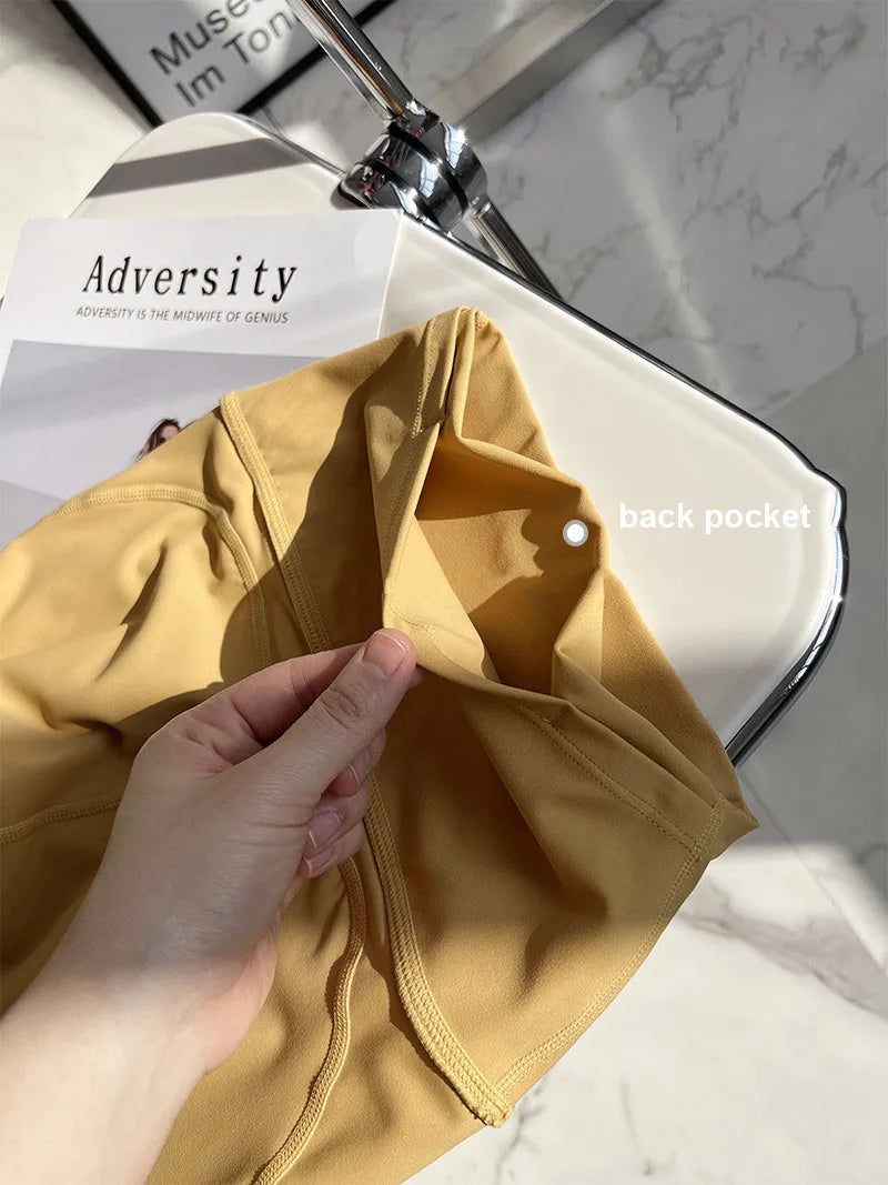 No need wear Underware Yoga Sport Pant Fitness Workout Tights and Soft Women High Waist Running Gym Leggings