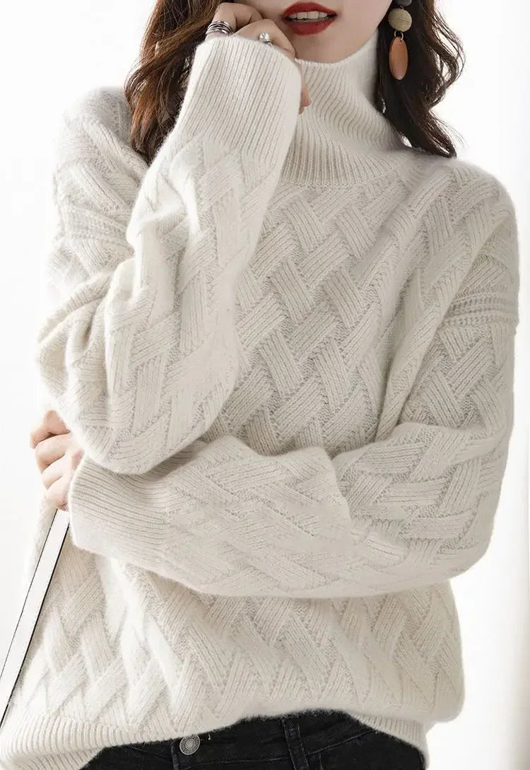 Oversize Thick Sweater S- XLWomen Loose Sweater Winter Casual Chic Cashmere Pullovers Pullover Female Long Sleeve