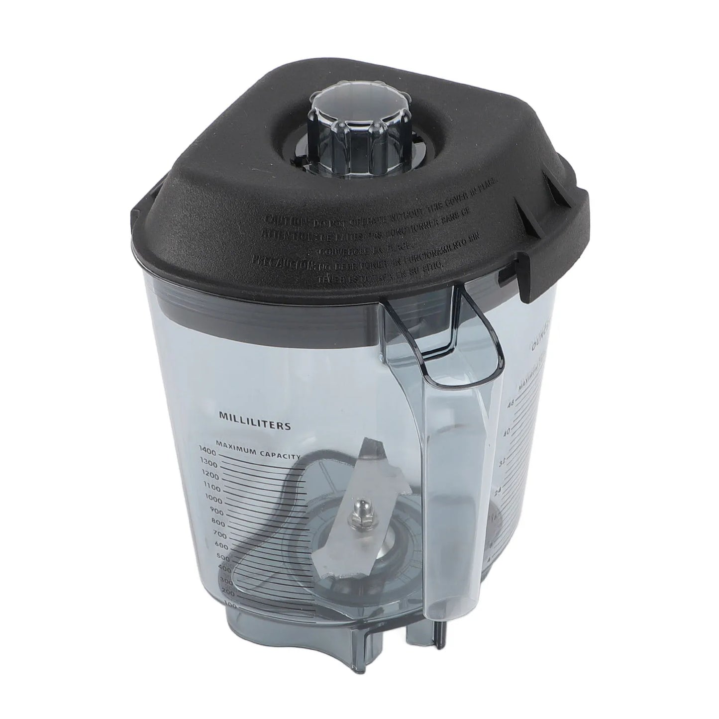 48oz Blender Pitcher PC Blender Container with Stainless Steel Blades Assembly for Touch and Go Blender