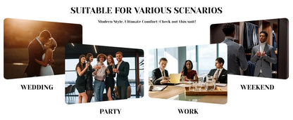 2-Piece Women's Office Suit Set - Elegant Long Sleeve Blazer & Pants, Formal Business Attire, Professional Workwear Collection