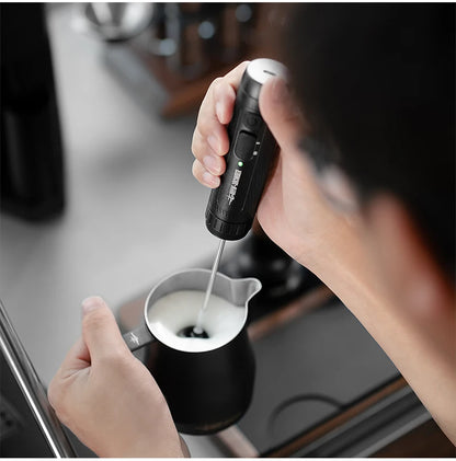 MHW-3BOMBER Official New Electric Milk Frother Handheld Wireless Blender Latte Cream Egg Beater Food Blender