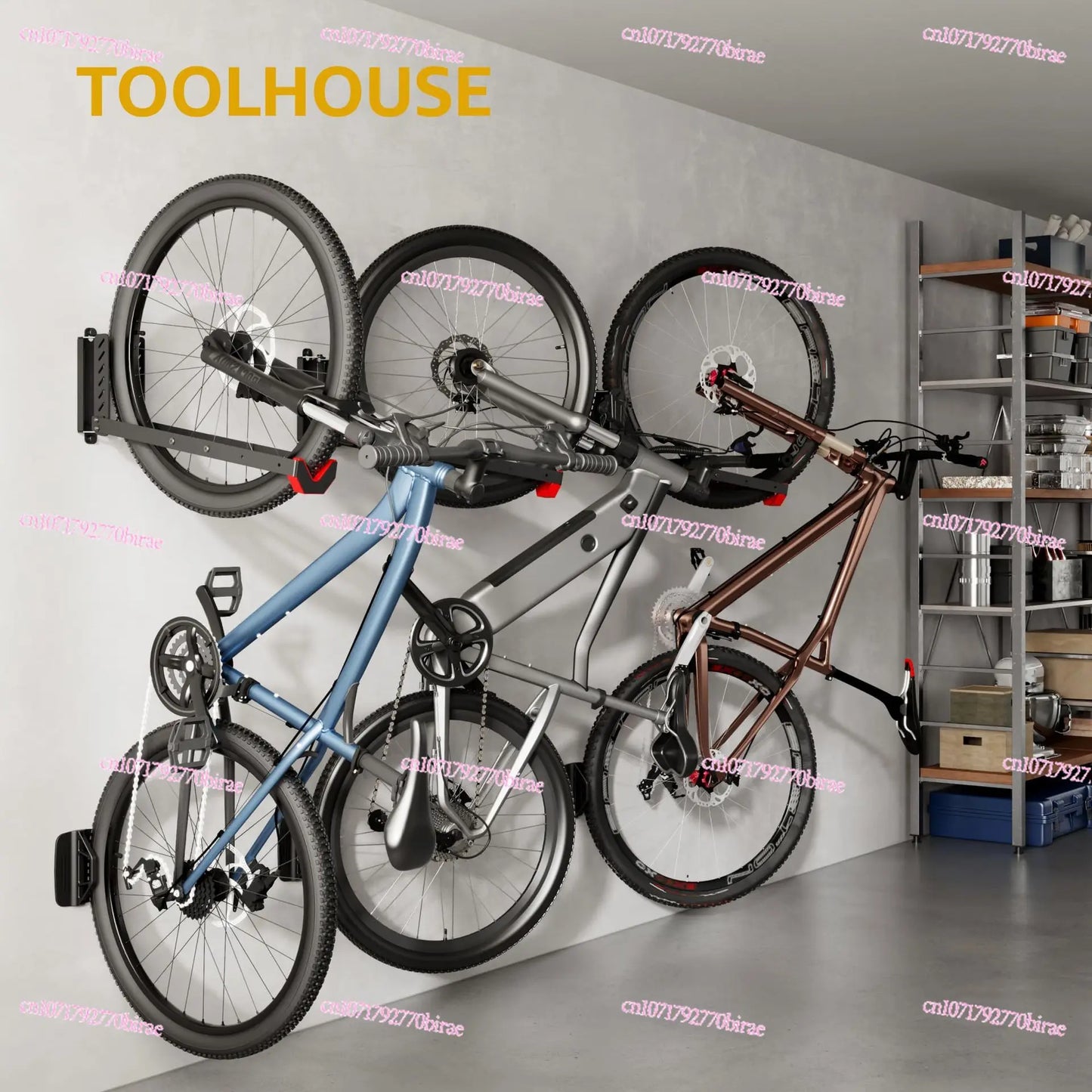 Rotating Bicycle Wall Rack Equipment Bracket