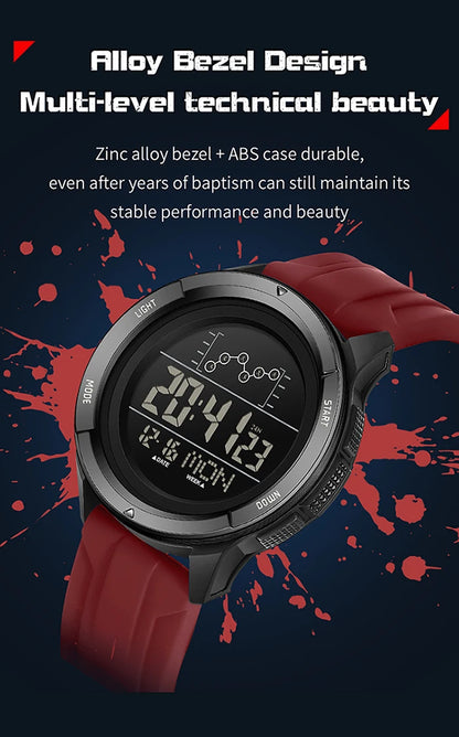 SANDA 2198 Single Monitor Male Student Electronic Watch Multifunctional Waterproof sports Student Electronic Watch 2025