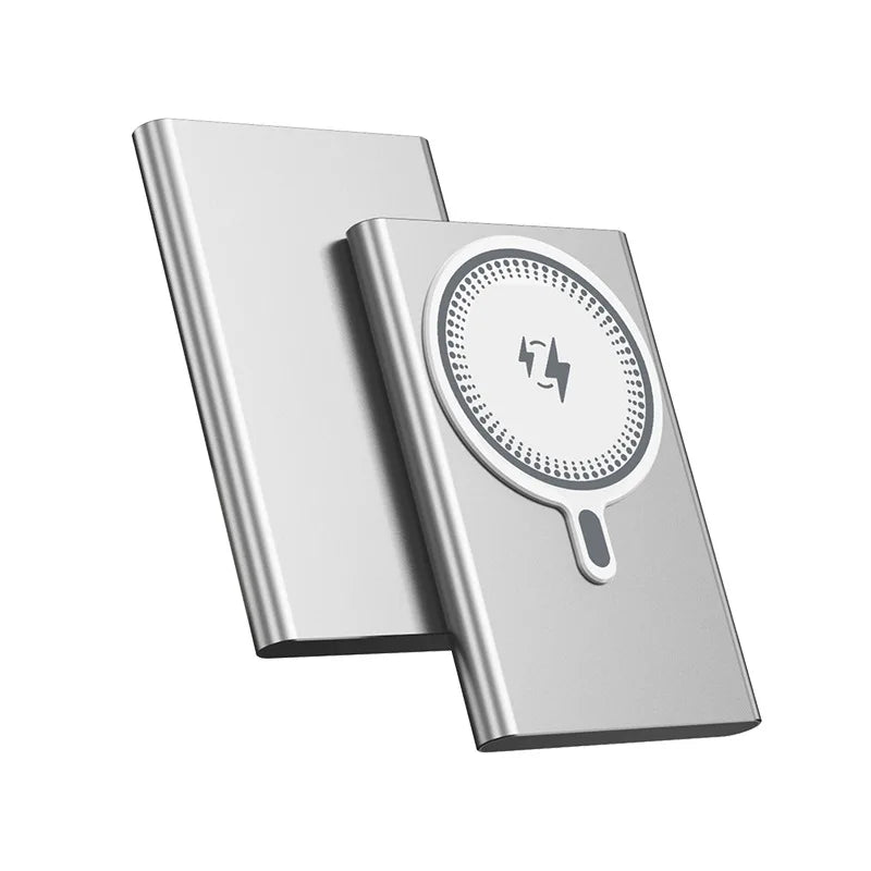 5000/10000mAh Thin Wireless Power Bank Potable Charging Mobile Powerbank Magnetic External Battery for iPhone Huawei Xiaomi 2025