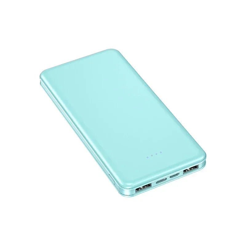 New Portable Power Bank 20000mAh Ultra Large Capacity 10W Super Fast Charger Dual Output Dual Input Design External Battery Pack