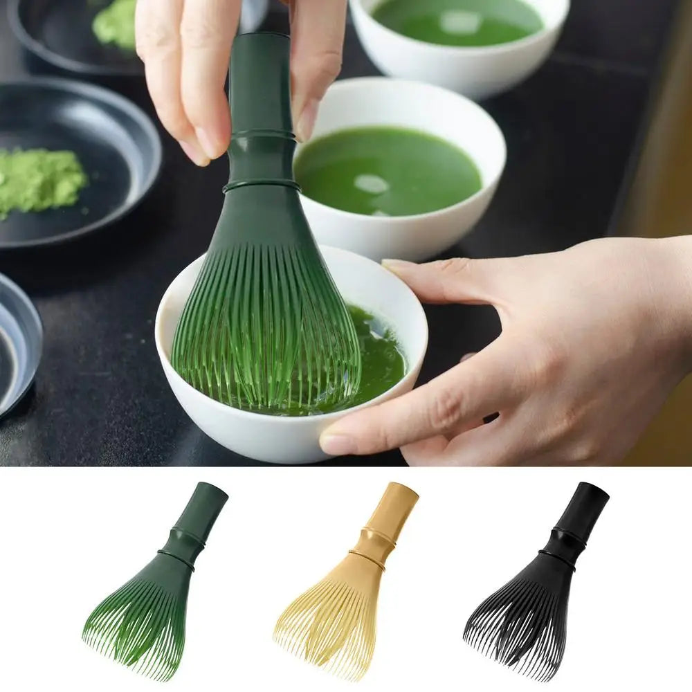 Traditional Matcha Whisk Reusable Resin Matcha Whisk Chasen Dishwasher Safe Matcha Stirrer Matcha Green Tea Powder Preparation