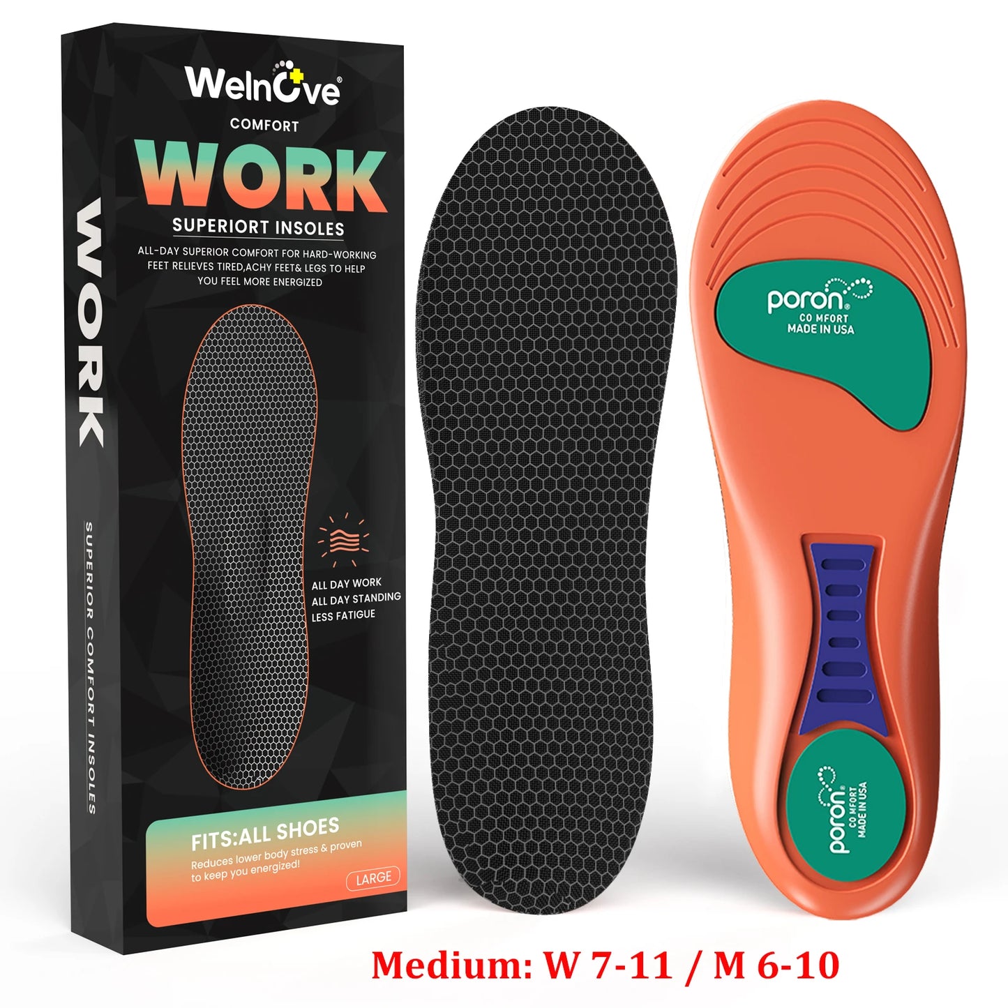 Orthopedic Sports Elasticity Insoles Shoes Sole Unisex Technology Shock Absorption Breathable Running Sport Arch Support Insoles