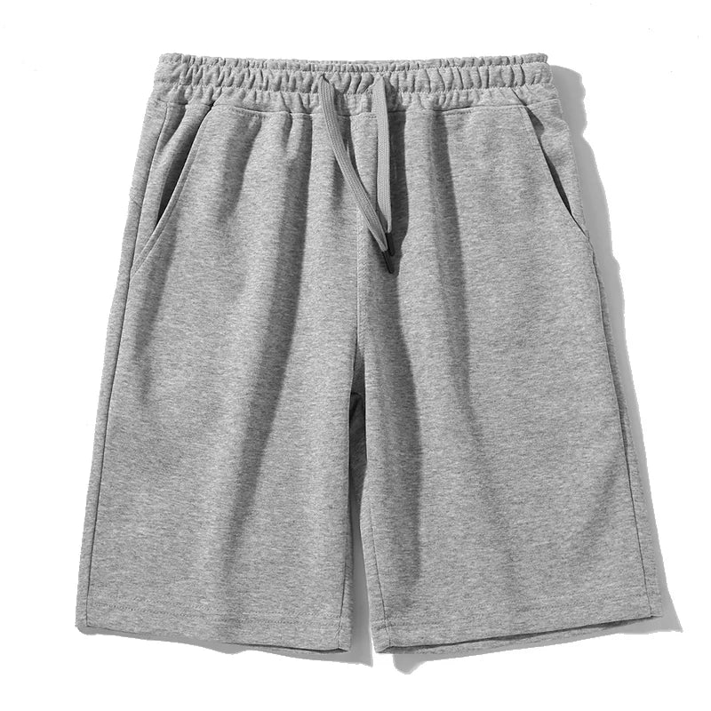 Summer Men Shorts.Drawstring Waist Gym Fitness Sweat Short.Straight Loose Workout Joggers