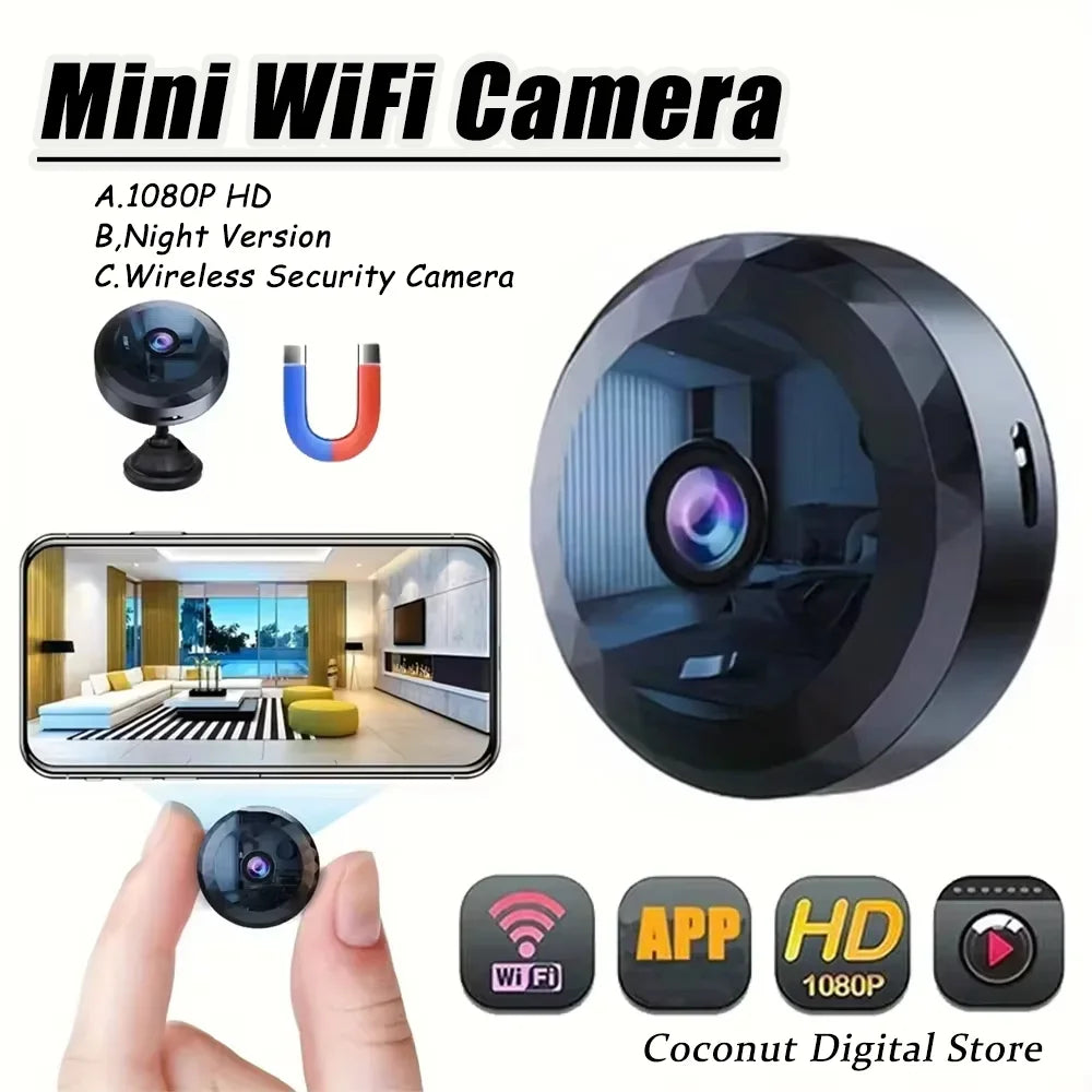 1080P Mini HD WiFi Security Wireless Camera HD Security Protection Voice Video Surveillance Night Version Camcorder﻿