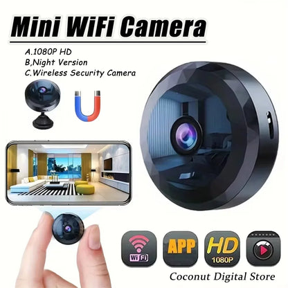1080P Mini HD WiFi Security Wireless Camera HD Security Protection Voice Video Surveillance Night Version Camcorder﻿