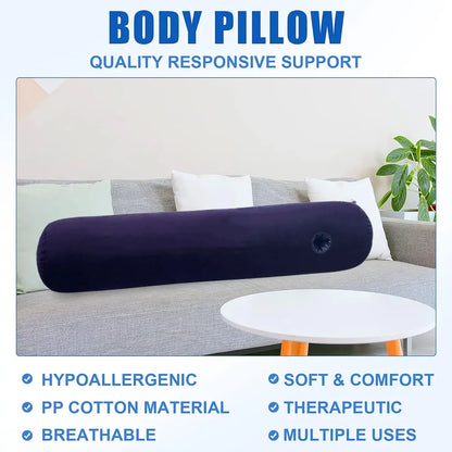 1pcs Inflatable Pillow Made of PVC Material Portable And Easy To Store Ideal For Both Home And Travel