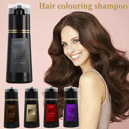 Nova Hair Dye Shampoo, Nova Hair Instant Dye Shampoo, Trynova Hair Shampoo, Hair Color Shampoo For Women And Men 200ml W1B4