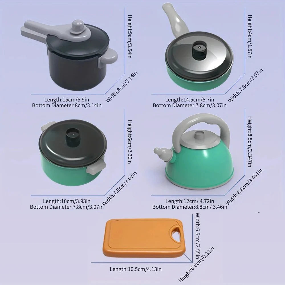 Kitchen Toys Set Simulated Kitchen Toy For Children's Pretend Play Children's Pretend Play Toy Set For Boys And Gir