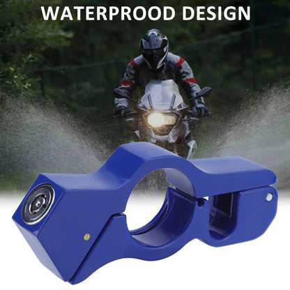 Motorcycle Grip Lock, Heavy Duty Anti Theft Helmet and Brake Lock Secures Bike, Scooter, Moped, ATV Brake Lock