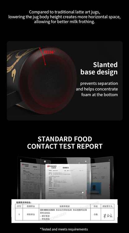 MHW-3BOMBER Coffee Milk Frothing Jug Latte Art Cup Stainless Steel Milk Frother Pitcher Jug Espresso Coffee Accessories