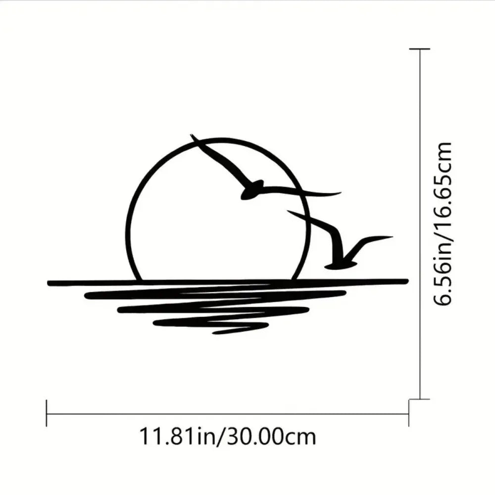 Mountain Wall Art: Mountain Waterfall Metal Wall Art Ornaments for Home Decoration,Including Metal Wall Art and Hanging Wall Art