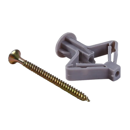 50/100Pcs Expansion Drywall Anchor Kit With Screws Self Drilling Wall Home Pierced Special For Nylon Plastic Gypsum Board 앙카