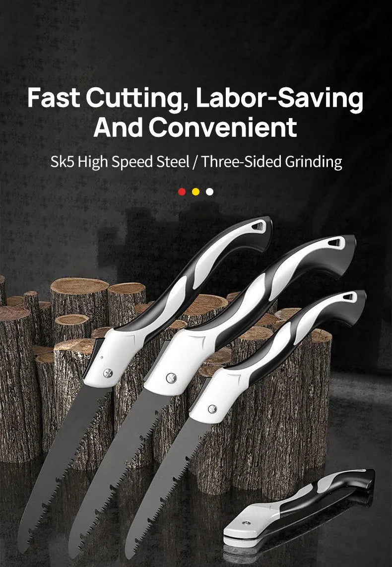 Folding Saw Woodworking Saw Household Hand Saw Fruit Tree Pruning Garden Saw Outdoor Wood Cutting Saw Tool Saw