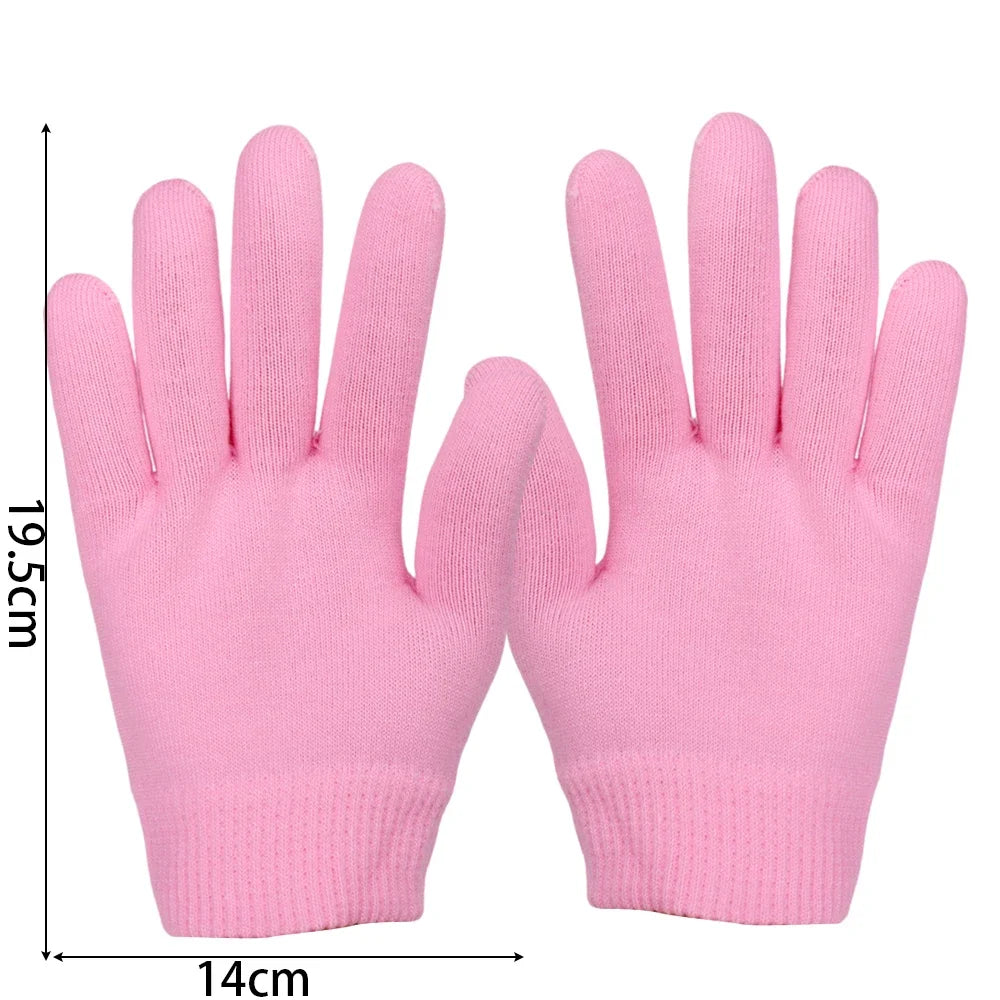 Silicone Moisturizing Mask Socks Reusable Exfoliating Anti Crack Protective Gloves Dry Dead Skin Remover Tools Hand Foot Care