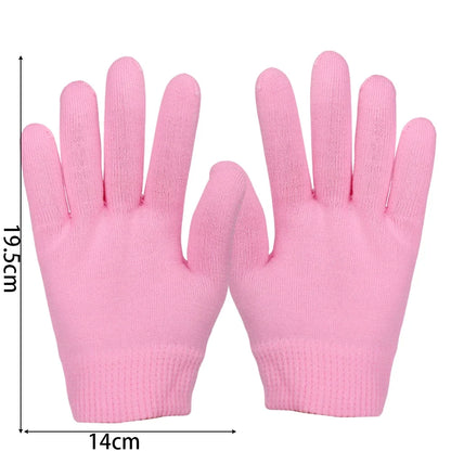 Silicone Moisturizing Mask Socks Reusable Exfoliating Anti Crack Protective Gloves Dry Dead Skin Remover Tools Hand Foot Care