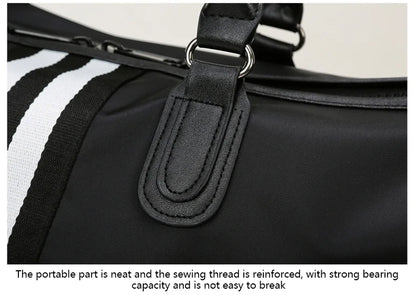 Personalized Travel Bag Men's And Women's Handbags Sports Training Yoga Bag Waterproof Weekend Bag Customized Logo Name Pattern