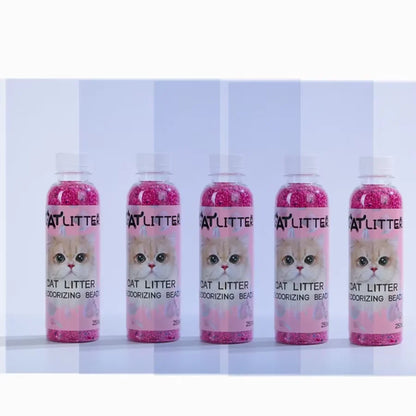 5pcs Pet Cat Litter Box Deodorant Beads To Remove Odors  Deodorant Deodorant Granules Cat Litter Box Anti-odor Beads