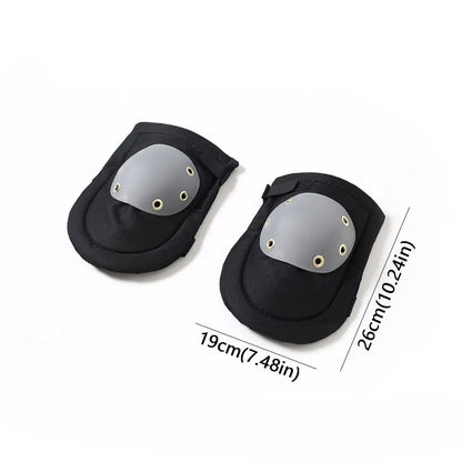 Practical Soft Work Knee Pads Protective Padding Black Professional Knee Pads Adjustable Straps Protective Knee Pads Hiking