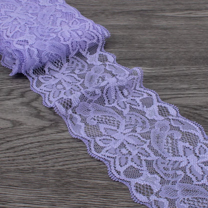 15cm Wide Lace Fabric Elastic Lace Ribbon 1meter DIY Apparel Sewing Handmade Crafts Lace Tape