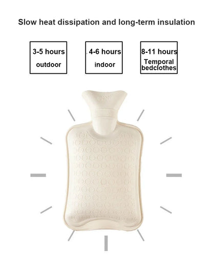 1PC Hot Water Bottle 1000ml Water Filled Winter Hot Water Bag Hand and Foot Thermos Hot Water Bottle Hot Water Accessories