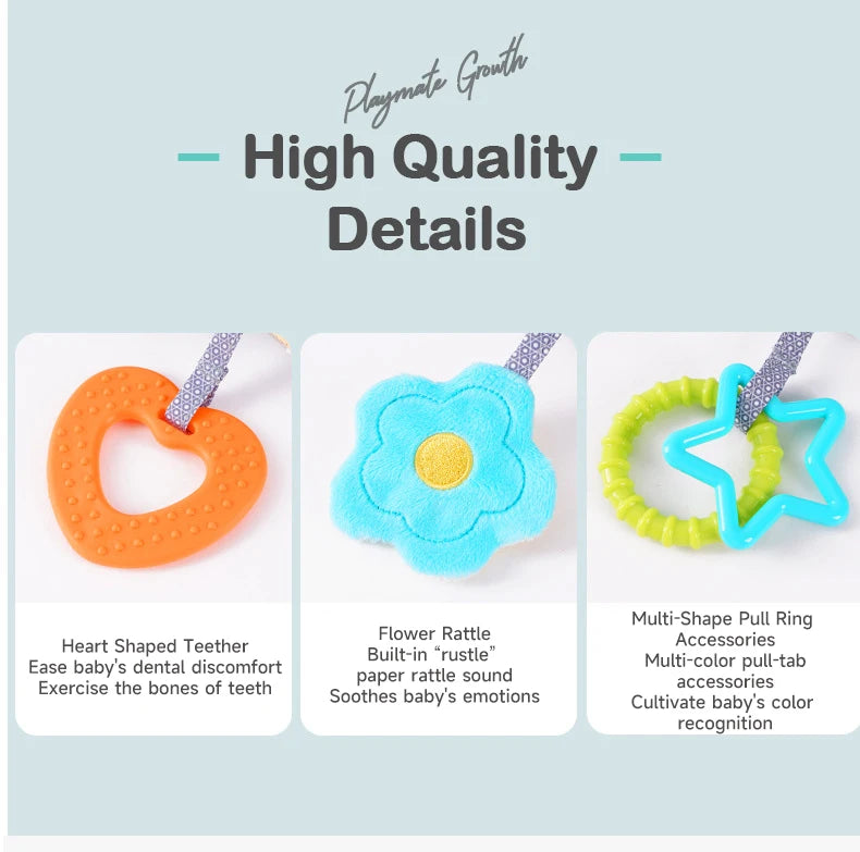 Baby Mirror Car Seat Toys Baby Rear Mirror Hanging Toys Kids Monitor Infant Tummy Time Toys Travel Toys Babies Carseat Toy Gifts