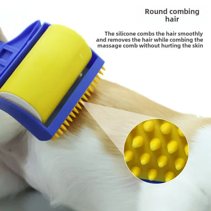 Reusable Lint Remover Washable Silicone Dust Wiper Cat Dog Comb Tool Pet Hair Remover Cleaning Brush Tools Sticky Roller Brush