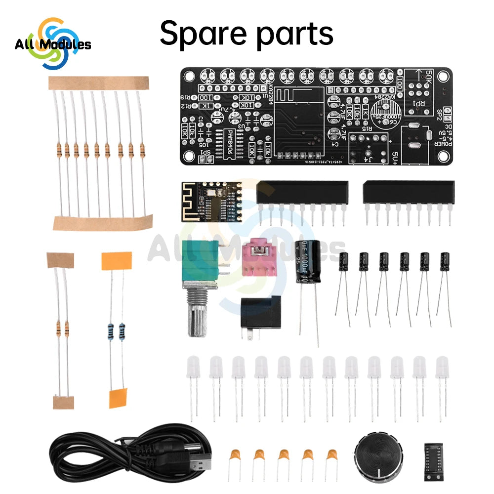 Bluetooth Speaker Kit DIY Soldering Project Dc5V 5W Pam8406 Dual Channel Speaker Amplifier Board Module or Leaning Soldering