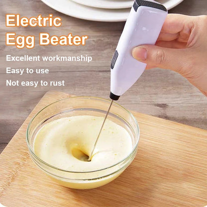 1 PCS Milk Frother Handheld Mixer Foamer Coffee Maker Egg Beater Cappuccino Stirrer Mini Portable Blender Kitchen Whisk Tool