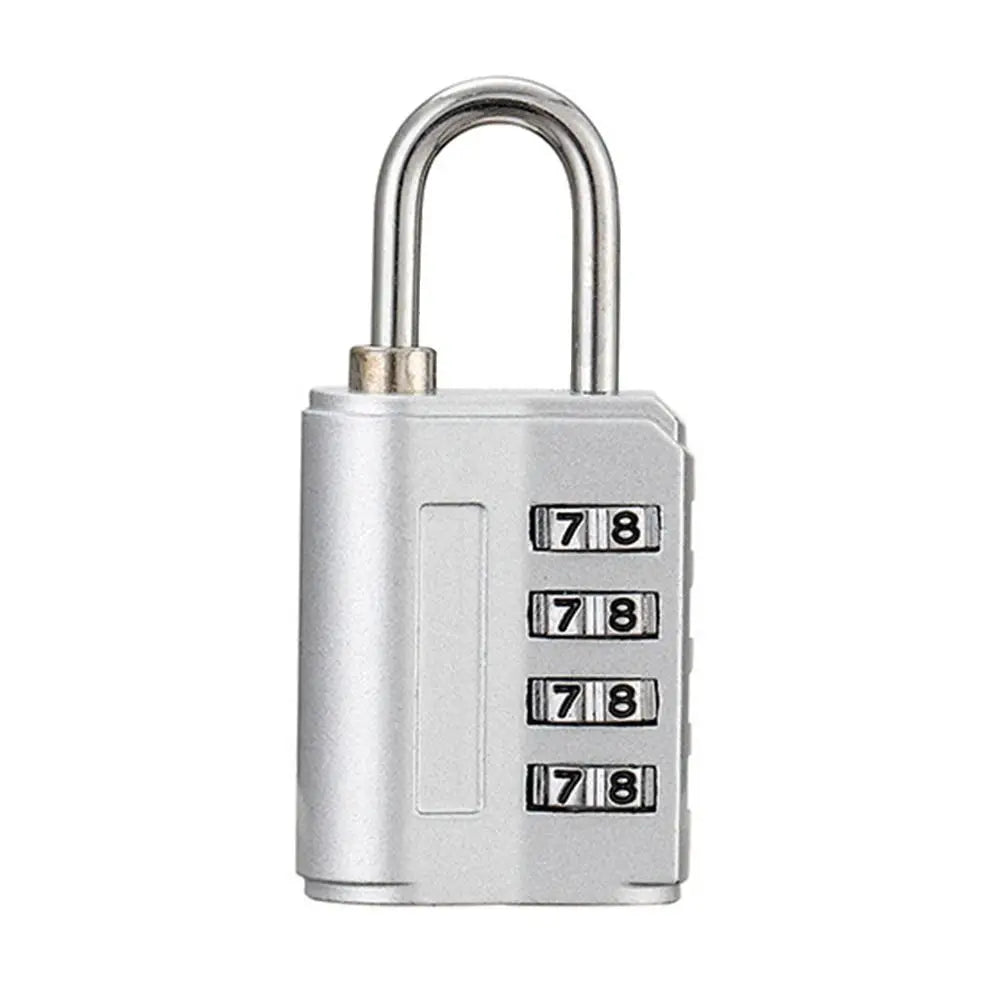 4 Digit Number Combination Pad Lock Padlock Outdoor Waterproof Lock Suitcase Luggage Security Coded Lock