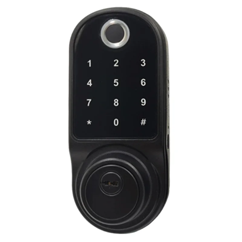 Smart Door Lock Can Be Operated By Fingerprint Sensor, Remote Intercom App, Smart Door Lockabgi