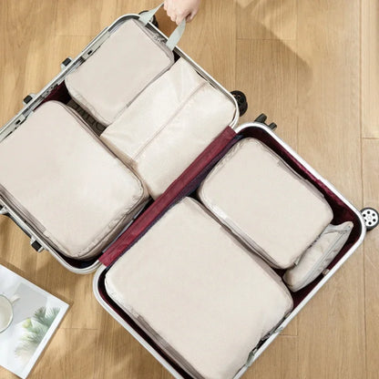 Portable Travel Compression Packing Cubes Bag Suitcase Clothes Handbag Travel Bag drawers for clothes folding bag hand big bags