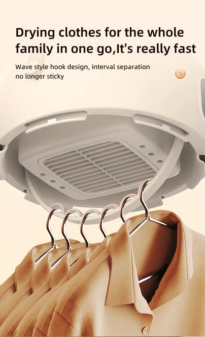 Portable Electric Clothes Dryer Multifunctional Dryer Machine Foldable Clothes Dryer with Timer Mini Clothes Dryer For Travel